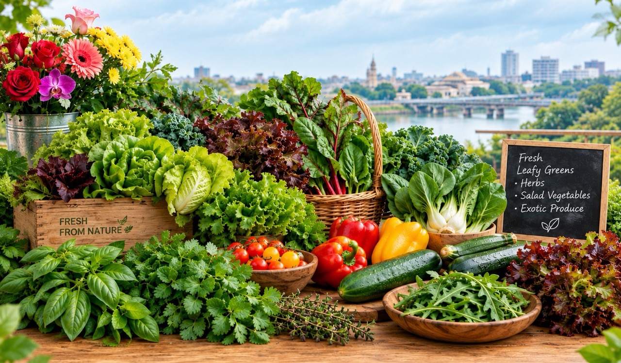 Monsoon Freshness: Fresh Greens & Exotic Produce for Ahmedabad